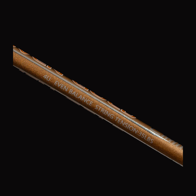 Maxbolt Woven Gold Badminton Racket 6