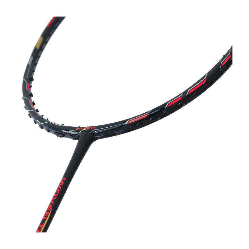 Maxbolt Woven Tech 60 Badminton Racket (Red/Black) 2
