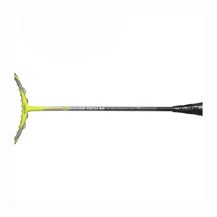 Maxbolt Woven Tech 90 Badminton Racket (Lime) 3
