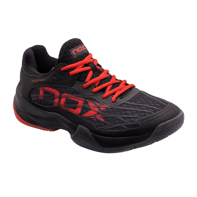 NOX AT10 Limited Edition Padel Shoes (Black/Red) 2