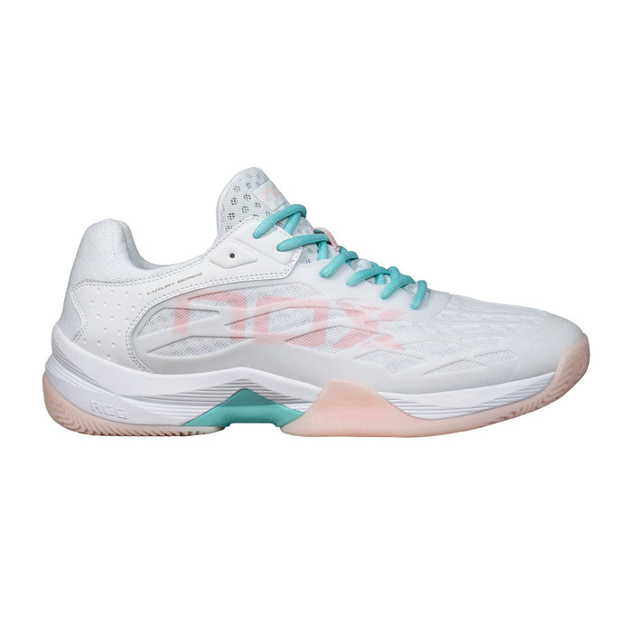 NOX AT10 Limited Edition Padel Shoes for Women (White/Potpurri) 1