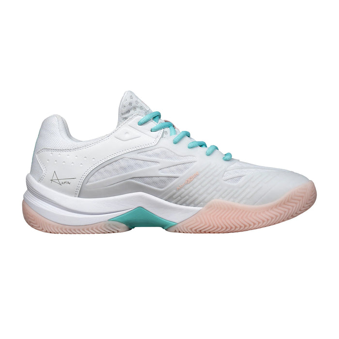 NOX AT10 Limited Edition Padel Shoes for Women (White/Potpurri) 2
