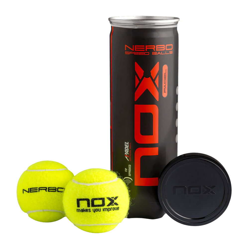 NOX Nerbo Padel Balls (24 Cans/72 Balls)