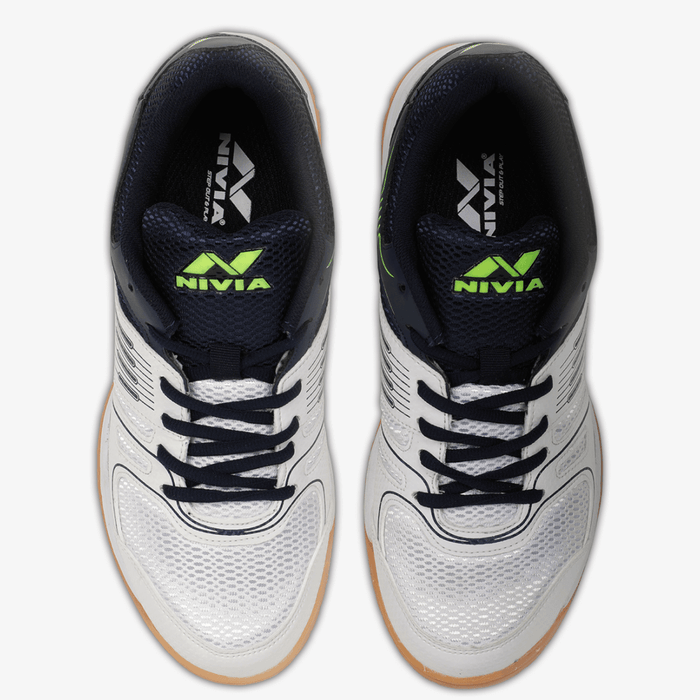 Nivia Gel Verdict Badminton Shoes for Men (White) 5