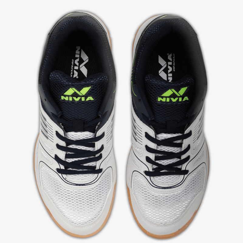 Nivia Gel Verdict Badminton Shoes for Men (White) 5