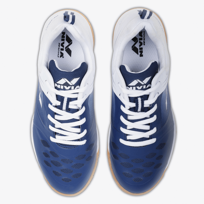 Nivia Hy-Court 2.0 Badminton Shoes (White) 4