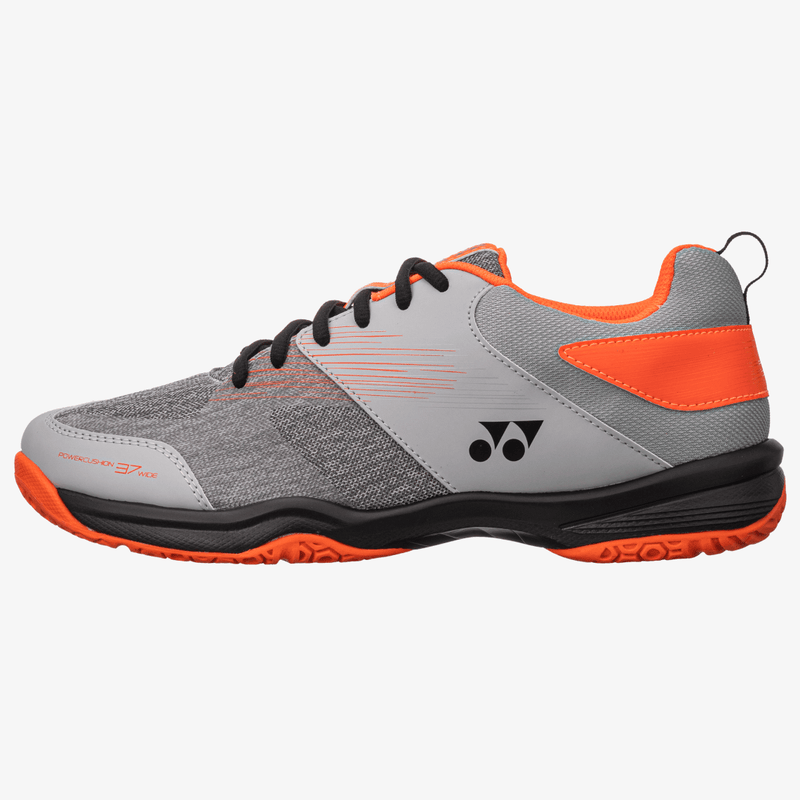 YONEX Power Cushion SHB 37 Wide Unisex Badminton Shoes (Light Grey) 1