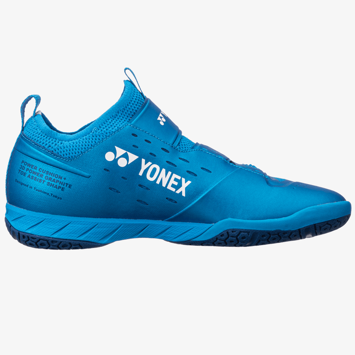 YONEX Power Cushion SHB Infinity 2 Unisex Badminton Shoes (Metallic Blue) 1