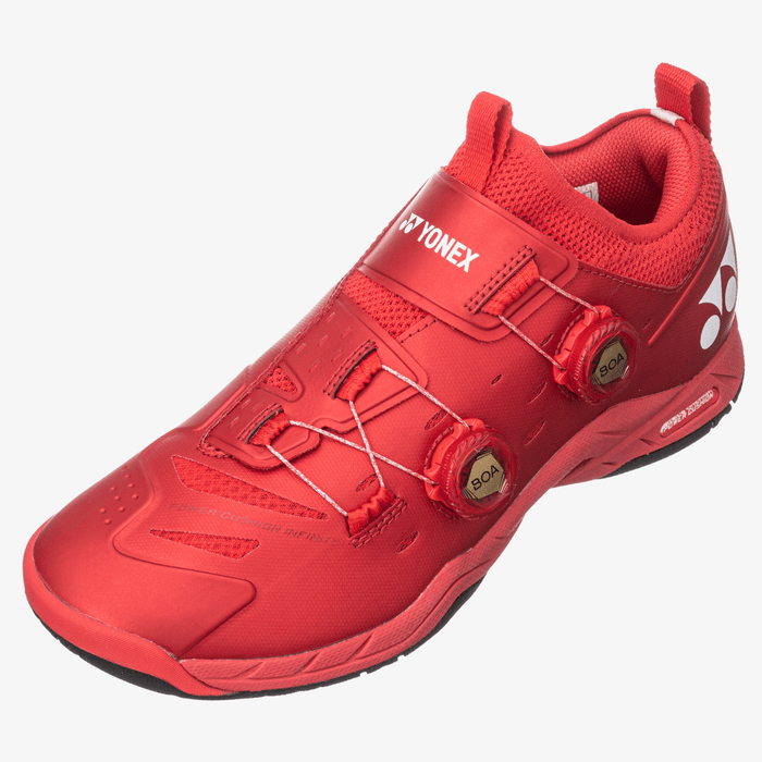 YONEX Power Cushion SHB Infinity 2 Unisex Badminton Shoes (Metallic Red) 6
