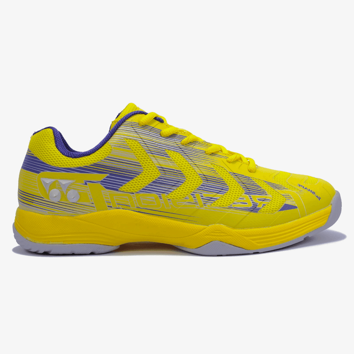 YONEX Precision 2 Badminton Shoes (Neon Yellow/ Dark ink) 2
