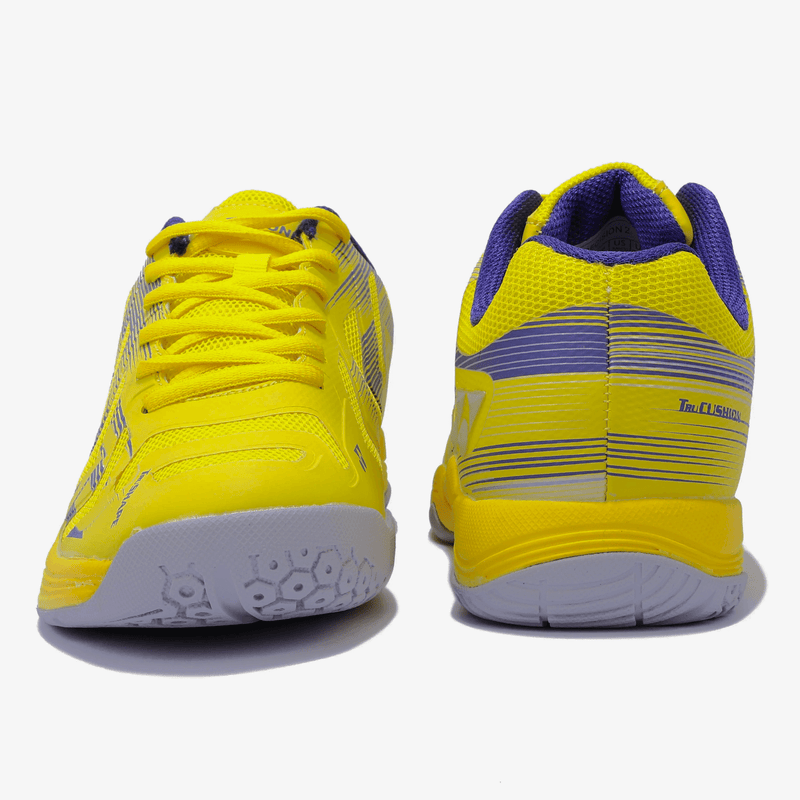 YONEX Precision 2 Badminton Shoes (Neon Yellow/ Dark ink) 5