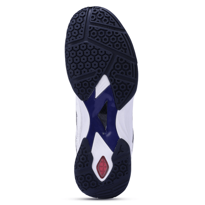YONEX Precision 2 Badminton Shoes (White/ Navy) 6