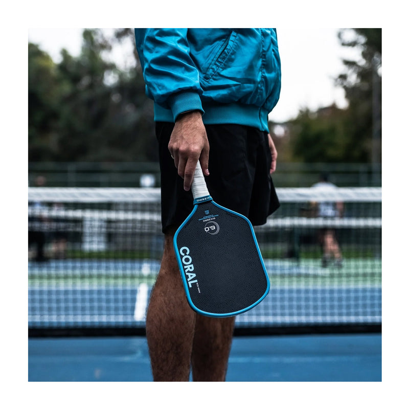 Six Zero Coral Pickleball Paddle 16mm (Ocean Blue) - Hybrid 5