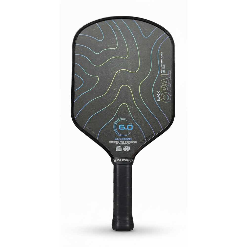 Six Zero Black Opal Pickleball Paddle (14mm)