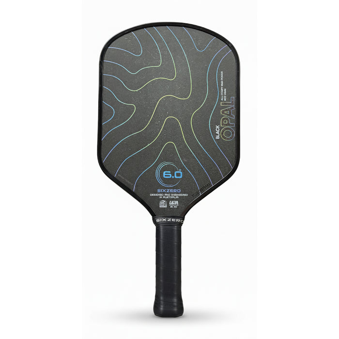 Six Zero Black Opal Pickleball Paddle (14mm) 1