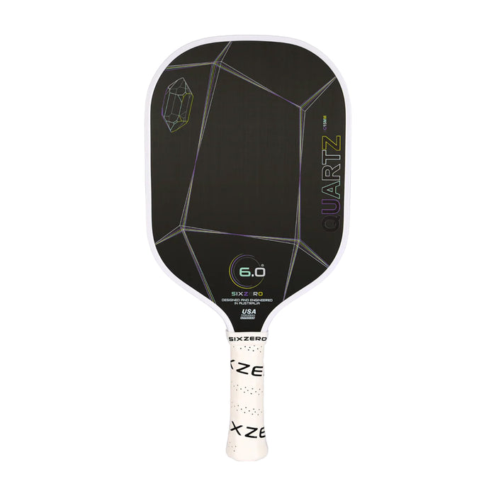 Six Zero Quartz Pickleball Paddle (15mm) - White 1