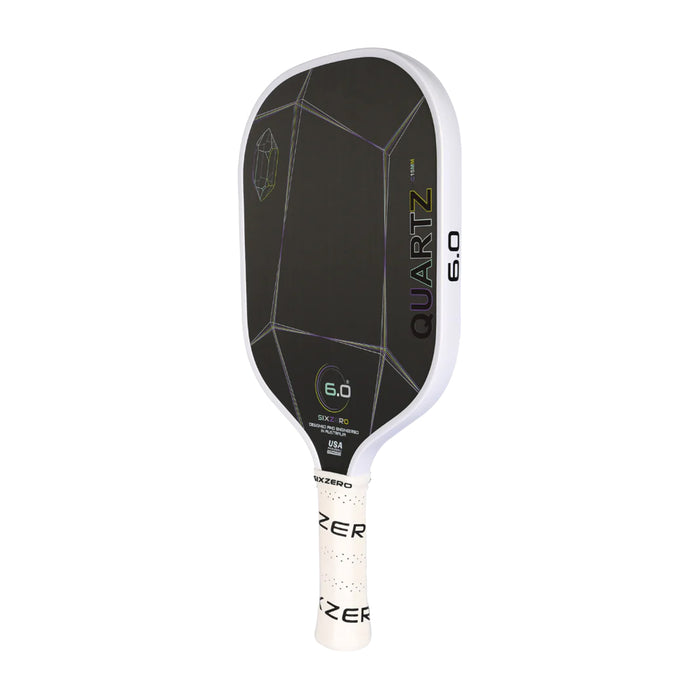 Six Zero Quartz Pickleball Paddle (15mm) - White 2
