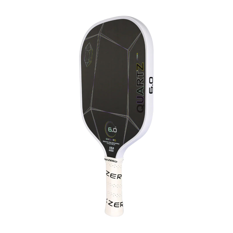 Six Zero Quartz Pickleball Paddle (15mm) - White 2