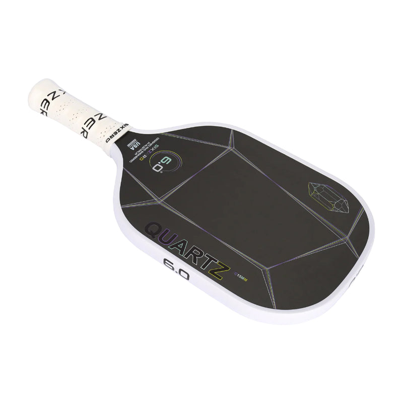 Six Zero Quartz Pickleball Paddle (15mm) - White 4