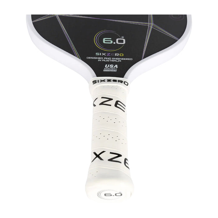 Six Zero Quartz Pickleball Paddle (15mm) - White 5