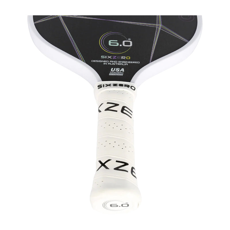 Six Zero Quartz Pickleball Paddle (15mm) - White 5