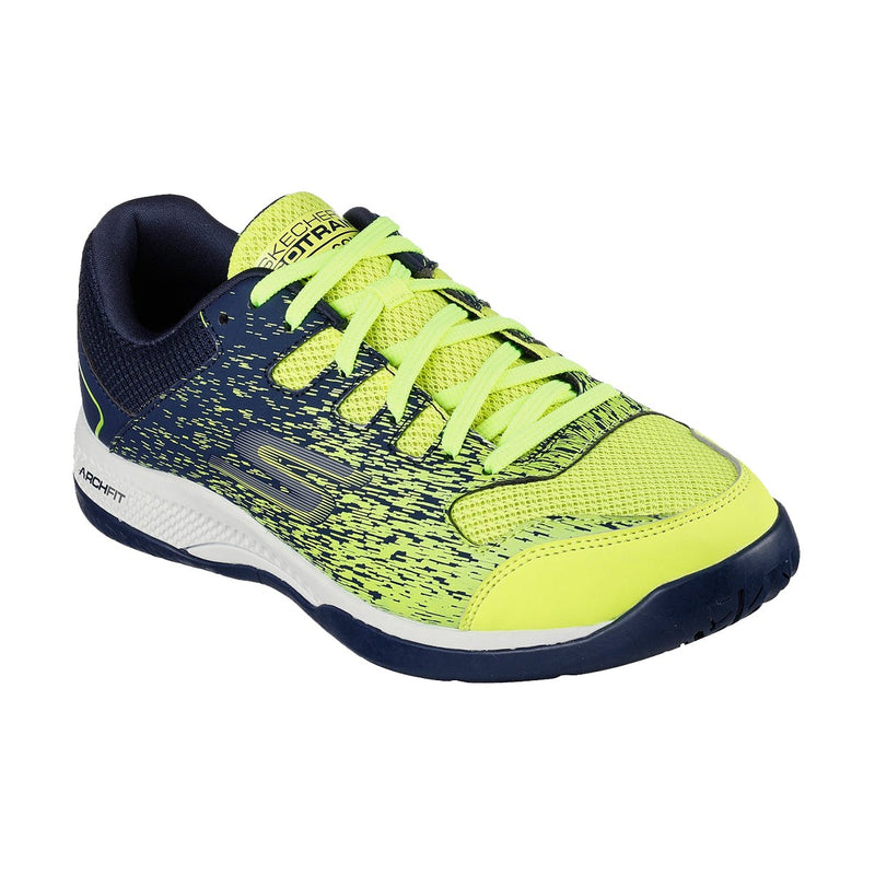 Skechers Viper Court Pickleball Shoes for Men (Yellow/Navy) 1