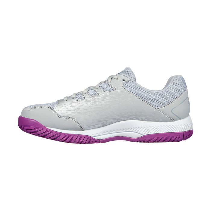 Skechers Viper Court Pickleball Shoes for Women (Gray/Purple) 3