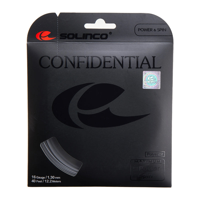 Solinco Confidential Tennis String - 16 Gauge (12m, 1.30mm) 1