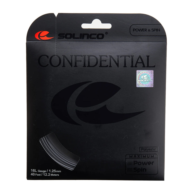 Solinco Confidential Tennis String - 16L Gauge (12m, 1.25mm) 1