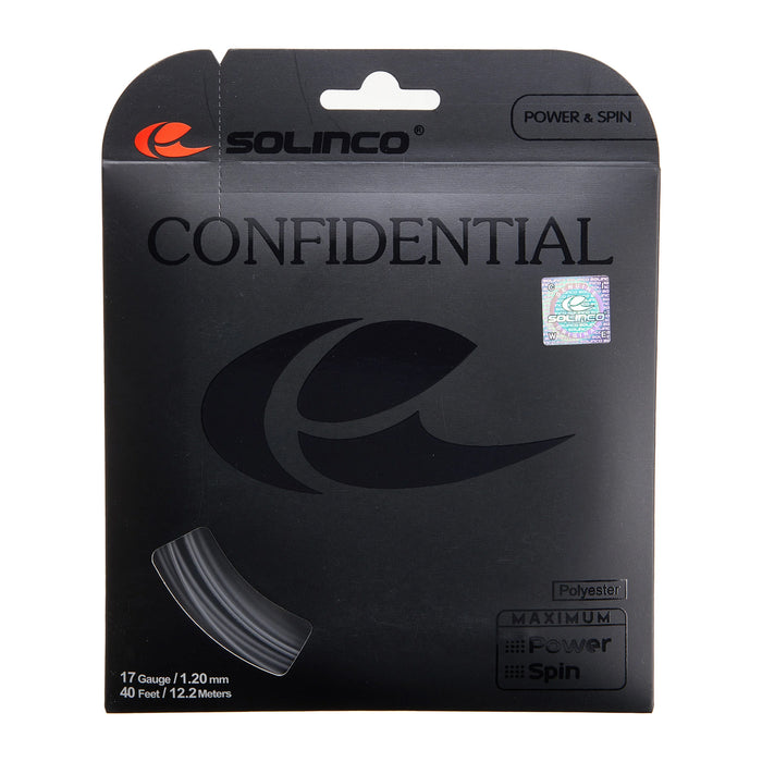 Solinco Confidential Tennis String - 17 Gauge (12m, 1.20mm) 1