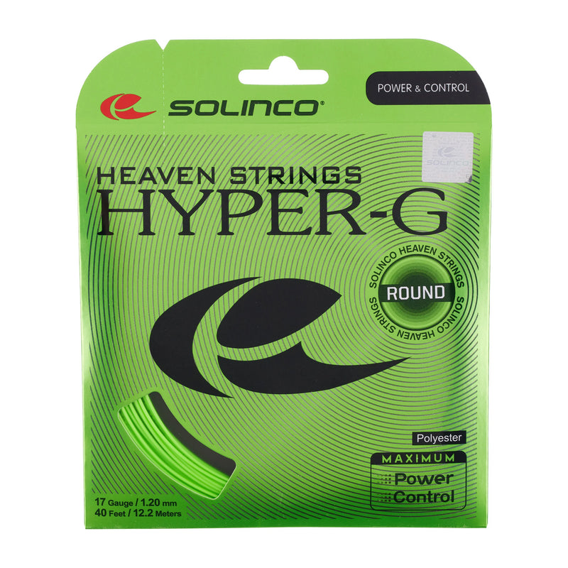 Solinco Hyper G Round Tennis String - 17 Gauge (12m, 1.20mm) 1