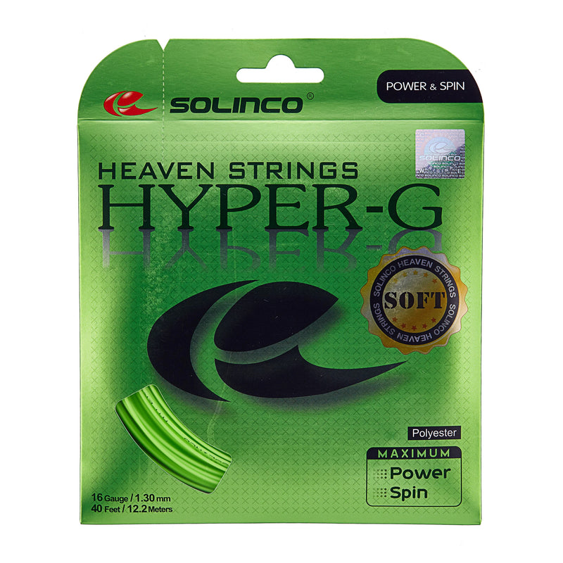 Solinco Hyper G Soft Tennis String - 16 Gauge (12m, 1.30mm) 1