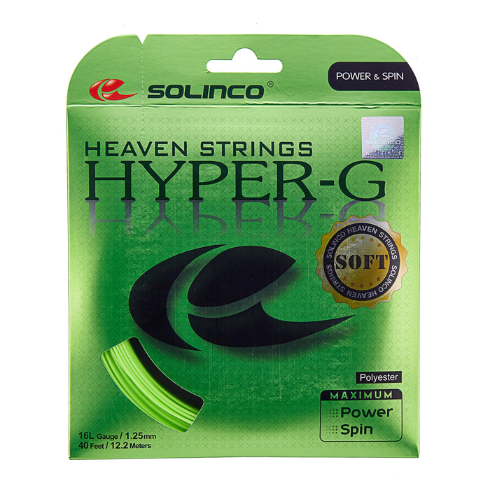 Solinco Hyper G Soft Tennis String - 17 Gauge (12m, 1.20mm) 1