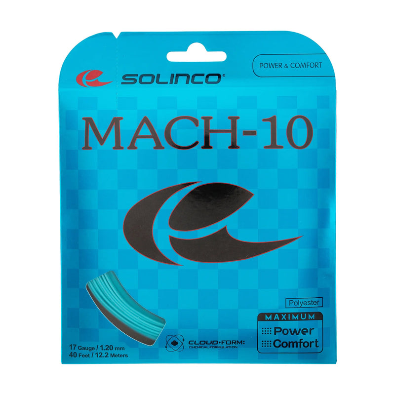 Solinco Mach 10 Tennis String - 17 Gauge (10m, 1.20mm) 1