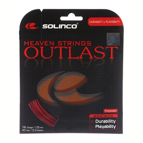 Solinco Outlast Tennis String - 16L Gauge (12m, 1.25mm)