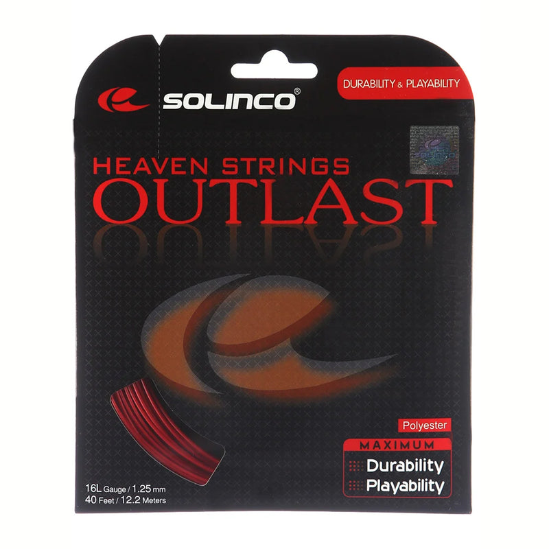 Solinco Outlast Tennis String - 16L Gauge (12m, 1.25mm) 1