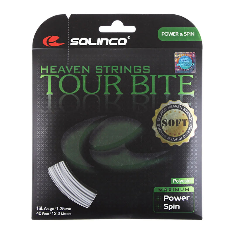 Solinco Tour Bite Soft Tennis String - 16L Gauge (12m, 1.25mm) 1
