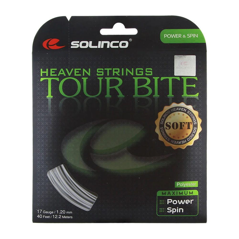 Solinco Tour Bite Soft Tennis String - 17 Gauge (12m, 1.20mm)