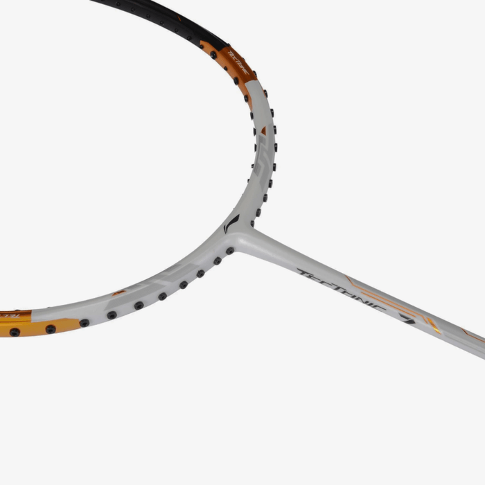 Li-Ning Tectonic 7 Badminton Racket Unstrung (White/Gold) 9