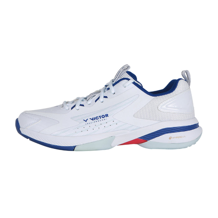 Victor A970TD Badminton Shoes (White/Blue) 2