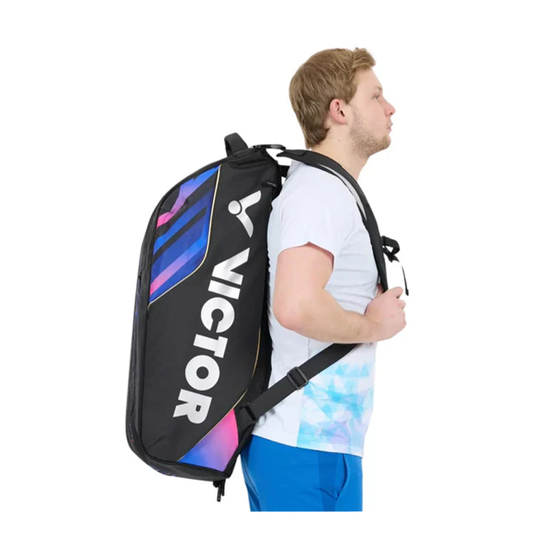 Victor BR9213 Badminton Kitbag (Black/Purple) 3