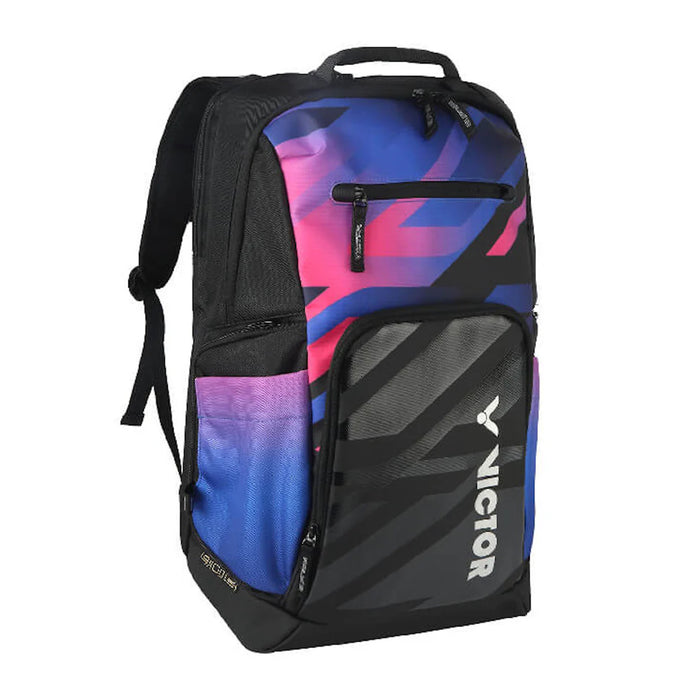 Victor Backpack BR9013 - Black/Purple (with Shoe Compartment) 1