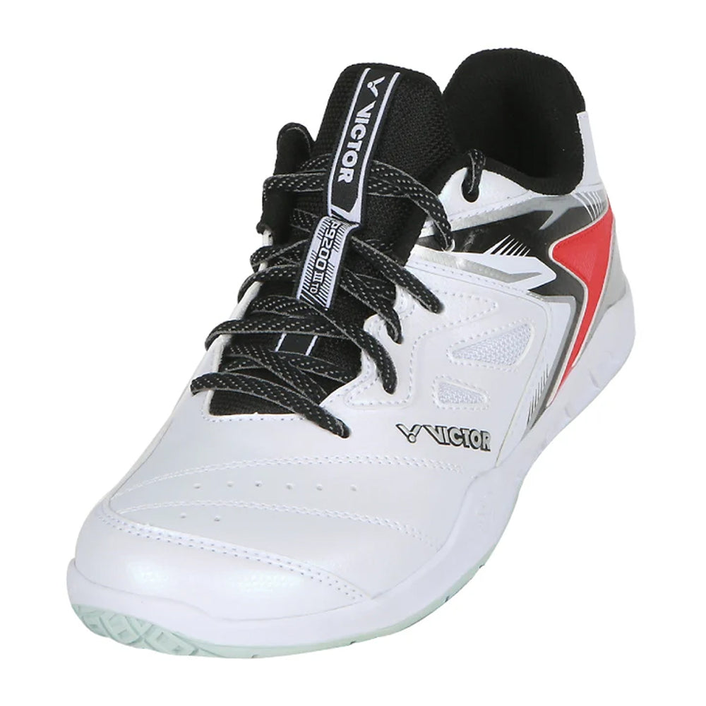 Victor P9200 III TD Badminton Shoes (White/Black)