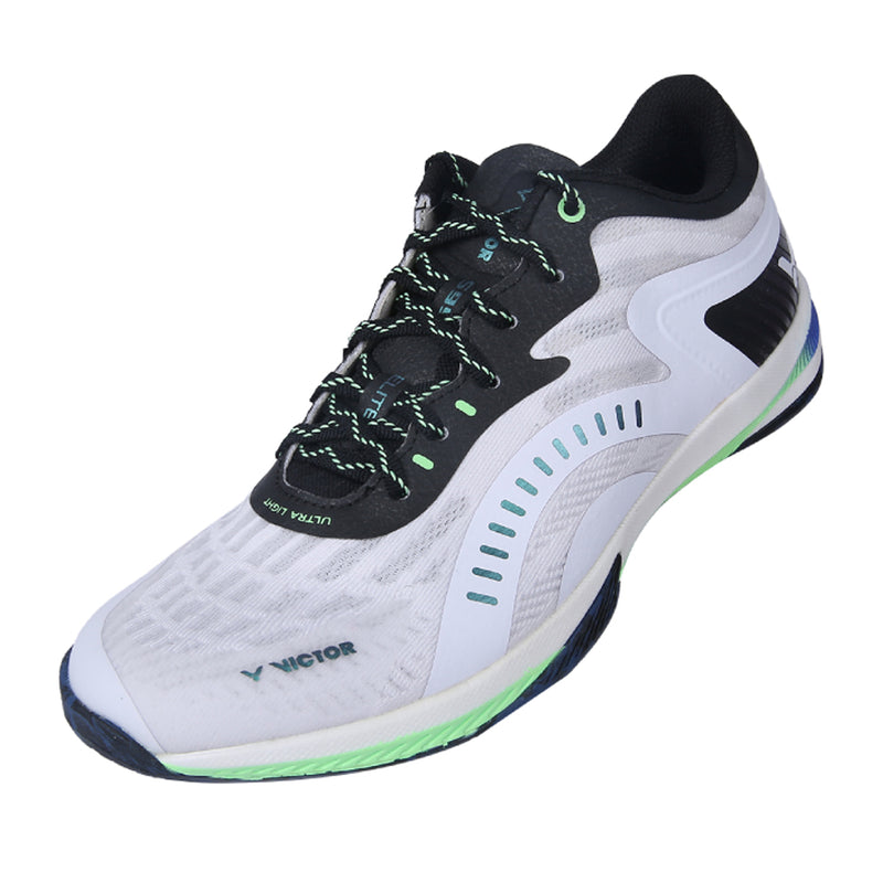 Victor S99 Elite Badminton Shoes (White/Black) 1