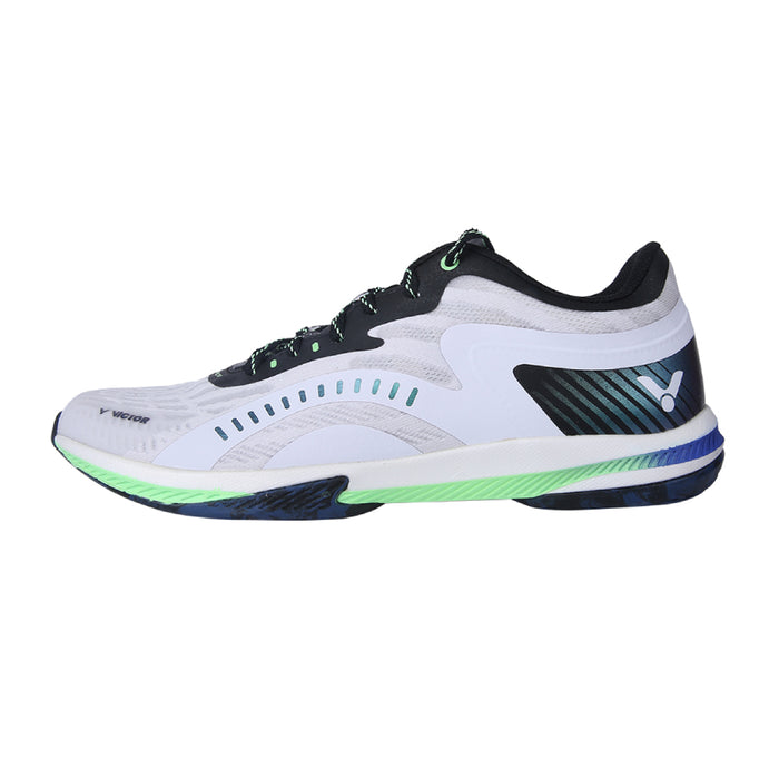 Victor S99 Elite Badminton Shoes (White/Black) 2
