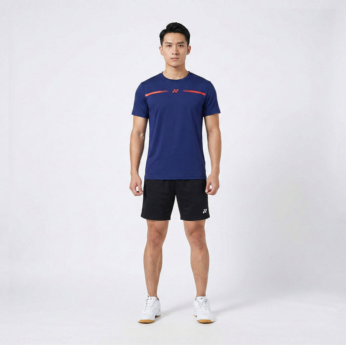 Yonex 2529 Men Round Badminton Tshirt (Patriot Blue) 1