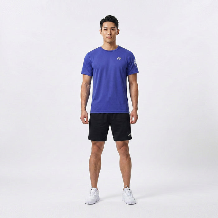 Yonex 2620 Men Round Next Badminton Tshirt (Patriot Blue) 1