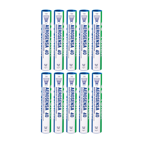 Yonex Aerosensa 40 AS40 Badminton Shuttlecock (Pack of 10)