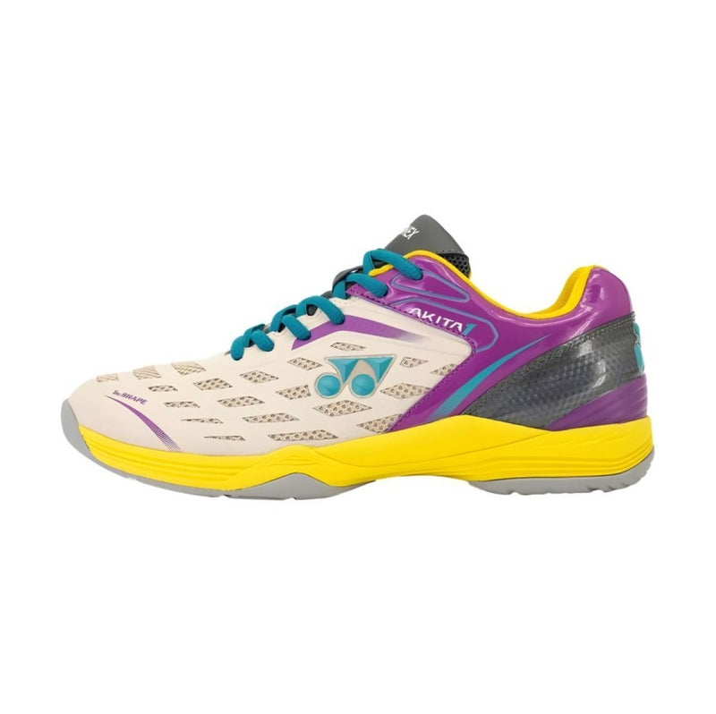 Yonex Akita Badminton Shoes (Light Khaki/Dark Charcoal) 1