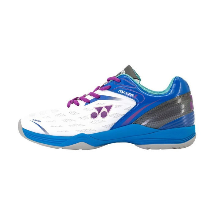 Yonex Akita Badminton Shoes (White/Midnight Obsidiant) 1